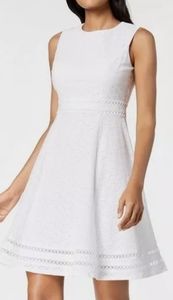 Calvin Klein white cotton dress, size 6, EUC